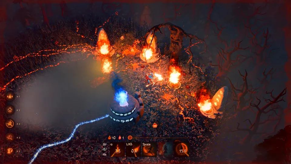 Campfires ring a coven seal
