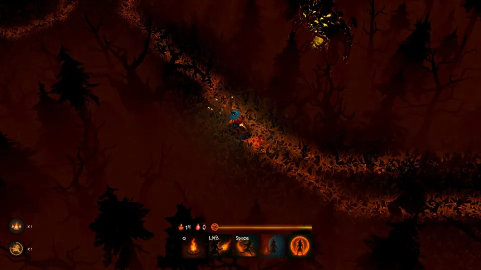 The scorched layers
