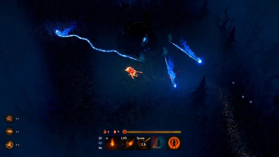Witchroots in the dark