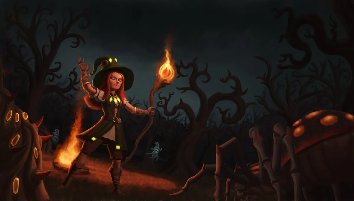 Key art: the witch